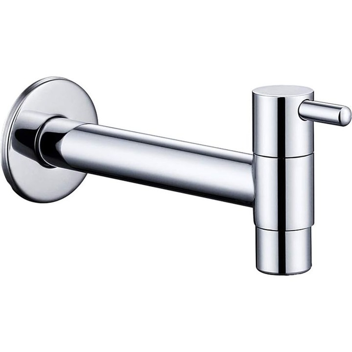 Robinet apa rece, material cupru turnat, electroplacare diamant, rezistent presiune