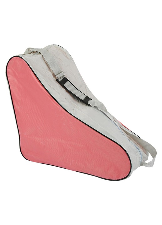 Geanta patine cu role, capacitate mare, roz, 40x20x39cm