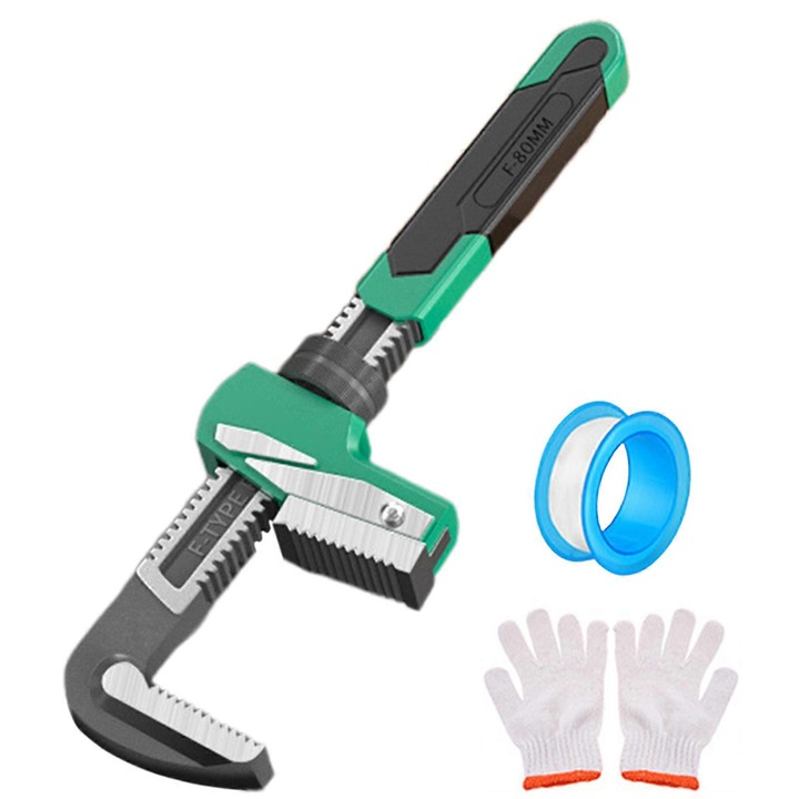 Set chei reglabile, maner ergonomic, otel carbon, 28.5x8.5x2.4cm si 41x11x2.7cm
