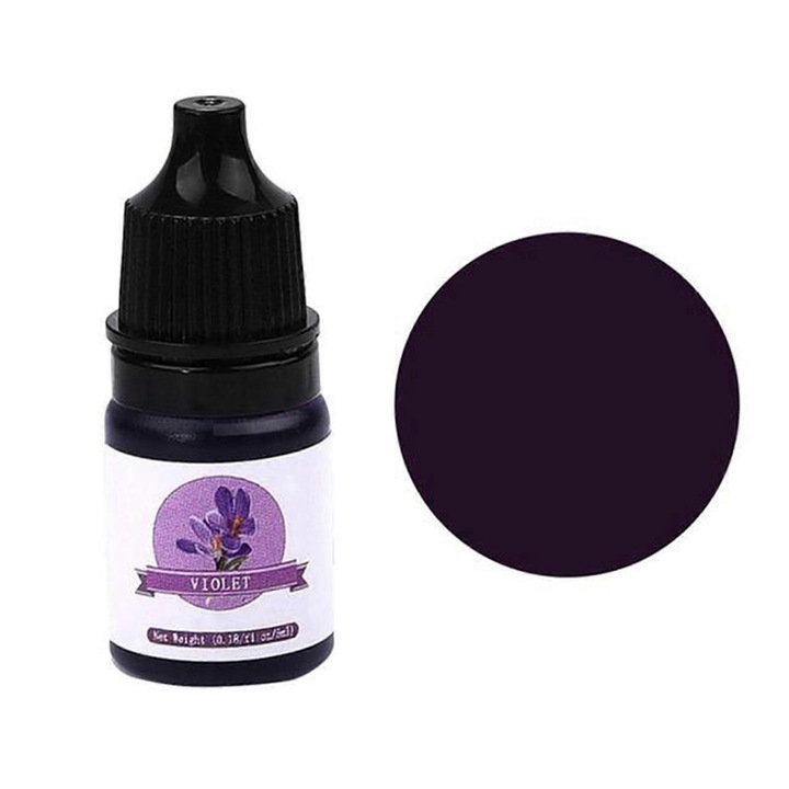 Folyékony pigmentek epoxigyantához, 24 szín, 5ML, többszínű