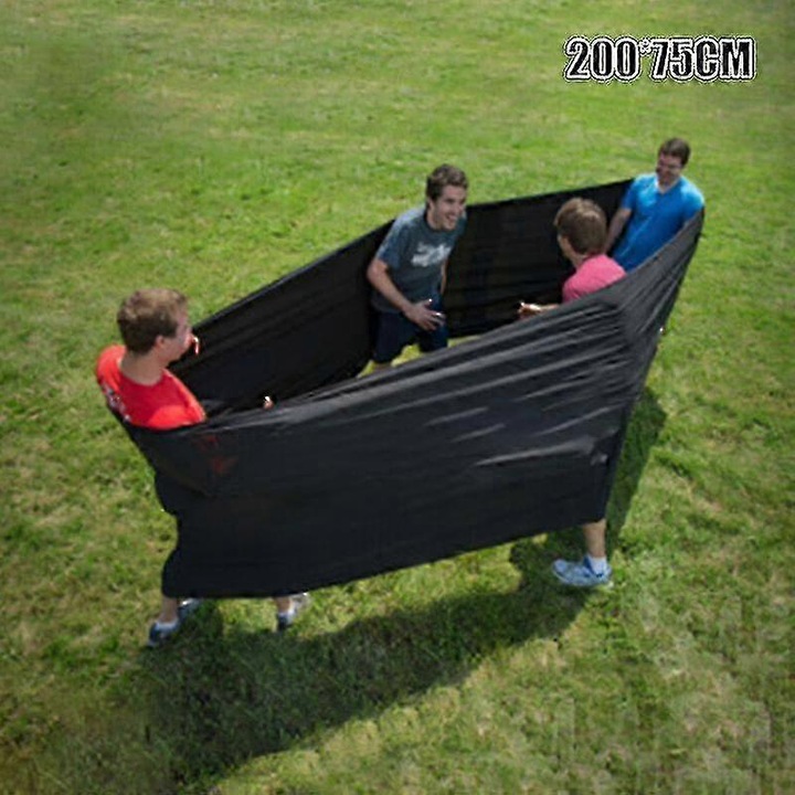 Banda elastica antrenament, negru, 200x75cm