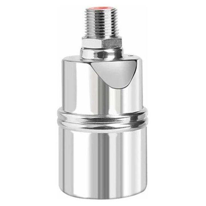Úszószelep, rozsdamentes acél, állítható, strapabíró, ezüst, 10-150 psi, 0-100°C