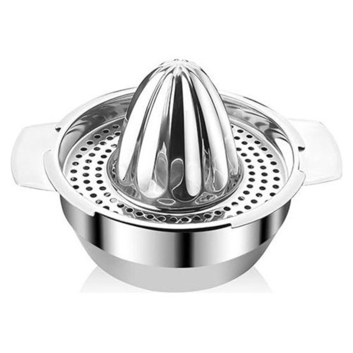 Presa citrice manuala inox, 300ml, usor de curatat, 16.6x10.5cm