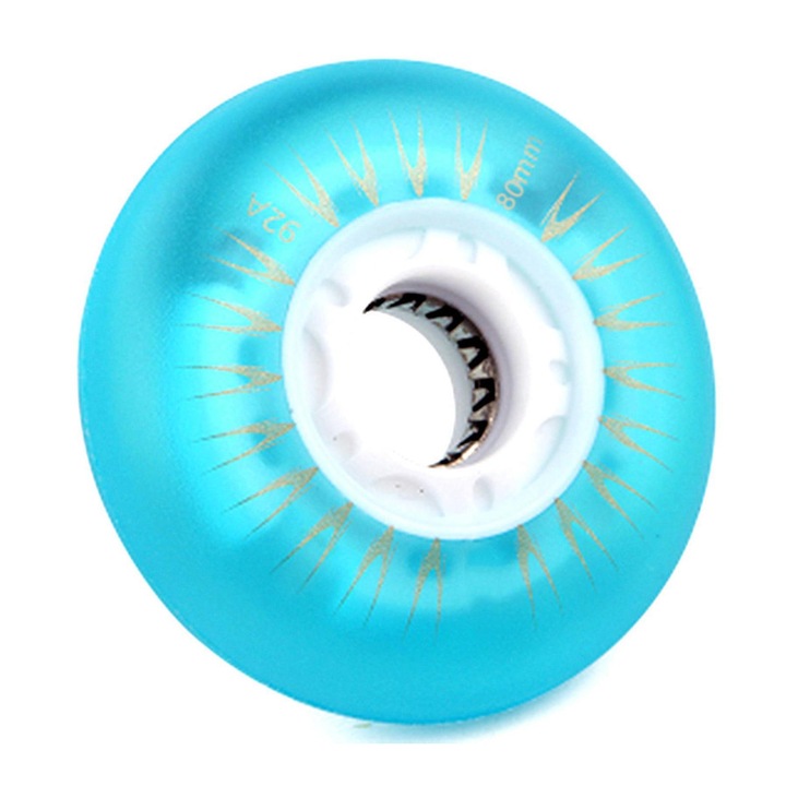 Görkorcsolya fékkerék, 80mm, kék, kopásálló
