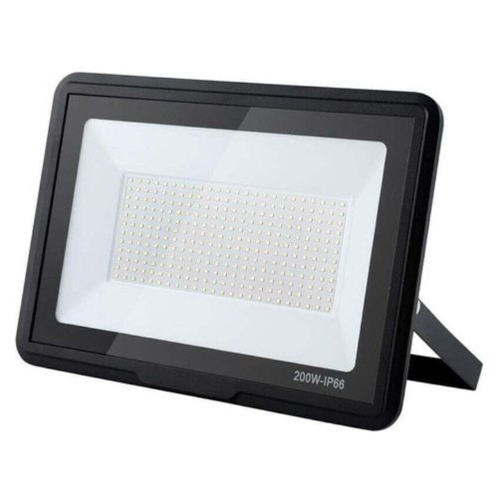 Proiector LED exterior 200W 25000lm hideg fehér IP66 120°