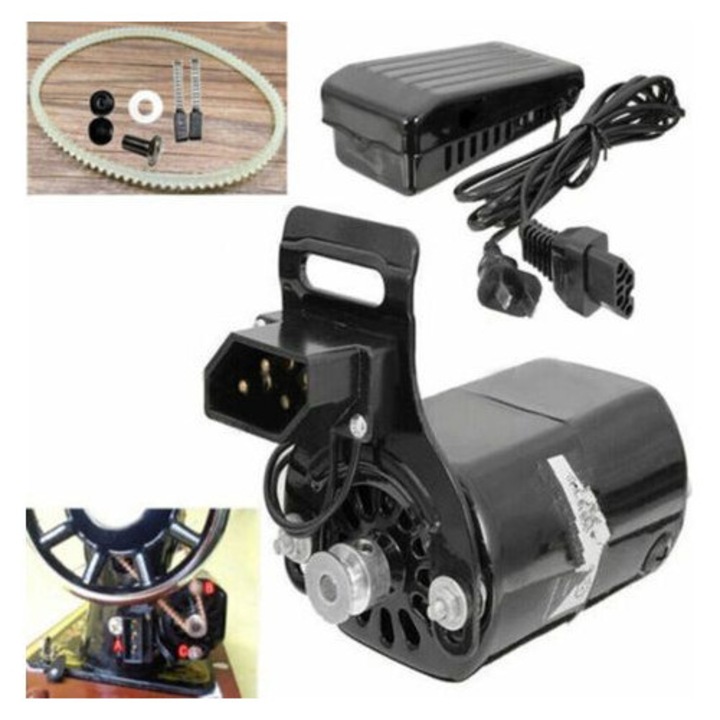 Varrógép motor 180W 220V fekete 105x70x90mm szett