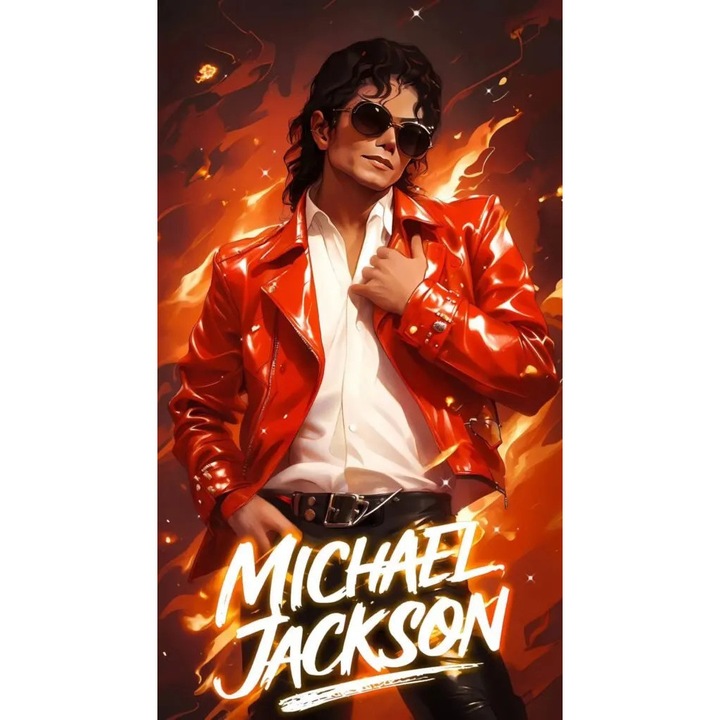 Poszter Michael Jackson 30x40cm többszínű