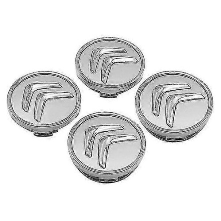 4 db kerékközép kupak készlet, PVC, 60mm, Citroenhez
