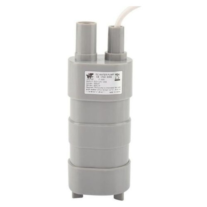 12V 5.5x2.1mm merülő vízszivattyú, biztonságos, csendes, hatékony
