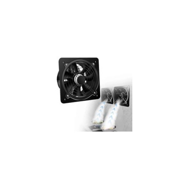 Extractor axial industrial 100mm negru 4inch