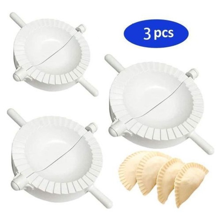 Set 3 forme ravioli plastic PP 7x8x10cm multicolor