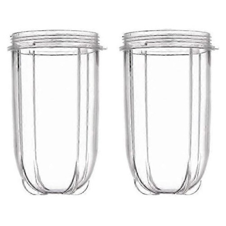 Set 2 piese de schimb, compatibil cu Magic Blender, transparent, 7.6cm diametru