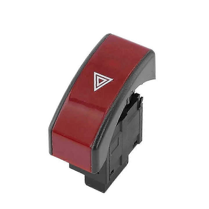 Vészvillogó kapcsoló piros fekete 9138107 1241630GR 13x6cm