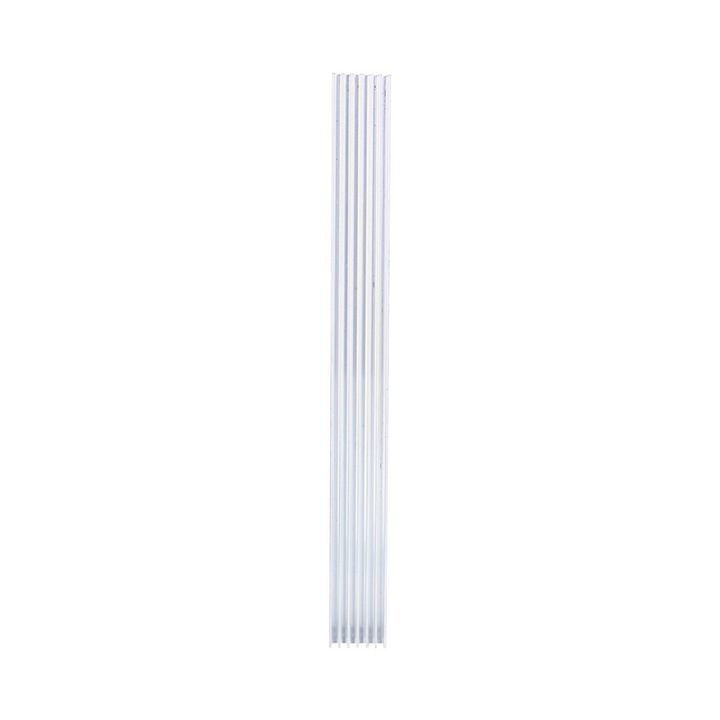 Radiator aluminiu 300x25x10mm pentru diode emitatoare LED, argintiu
