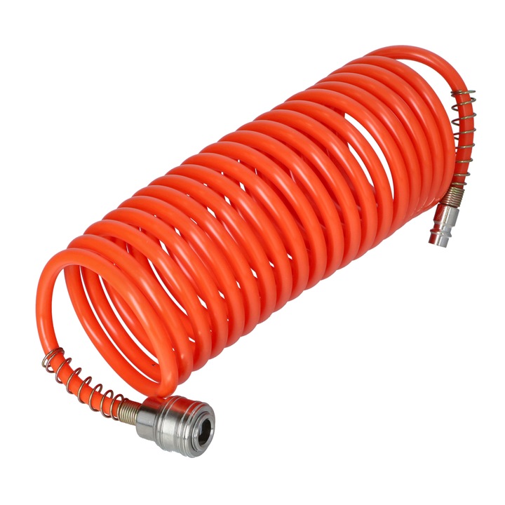 Furtun spiralat pentru compresor 5m Faster Tools