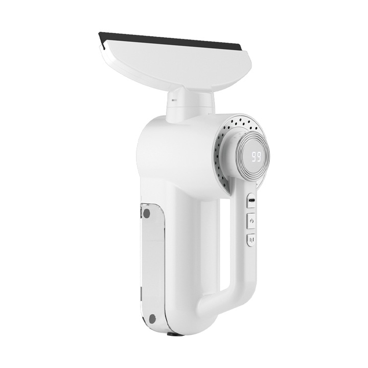 VeniSymlis® Aparat electric pentru curatat geamuri SH-551, fara fir, aspirare apa murdara, rezervor 150ml, autonomie 30 min, IPX4, 20W, latime lucru 280mm