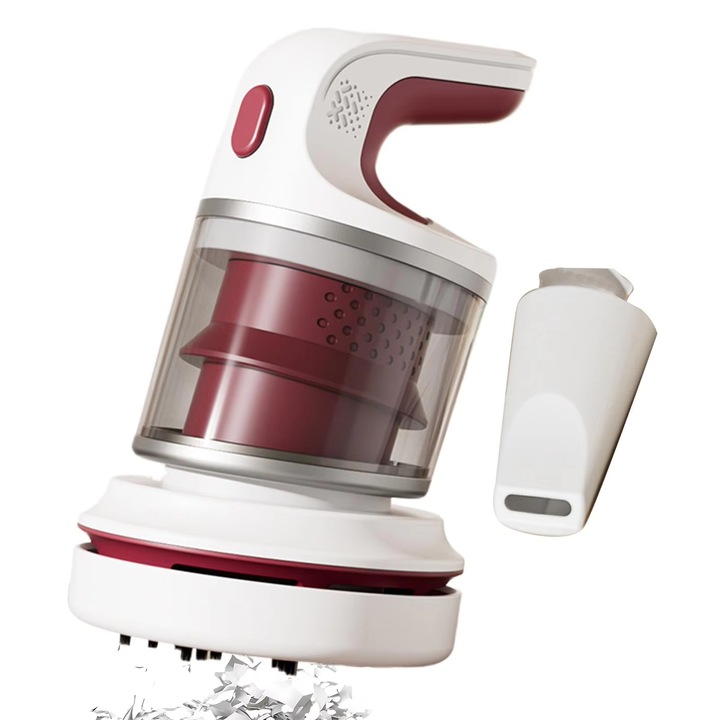 Aspirator portabil mini pentru birou, 2 trepte putere, incarcare USB, aspirator tastatura si interior auto, filtru lavabil