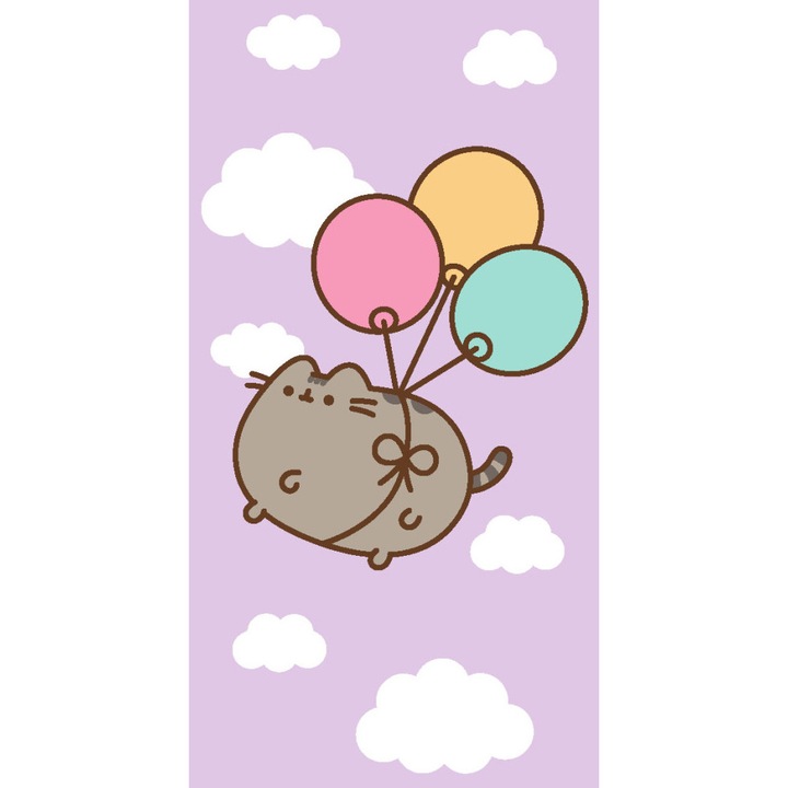 PUSHEEN котка 100% памучна кърпа 70x140cm