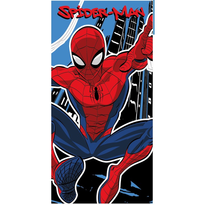 Хавлиена кърпа за баня/плаж Pókember Web Swing, 70x140см (Fast Dry)