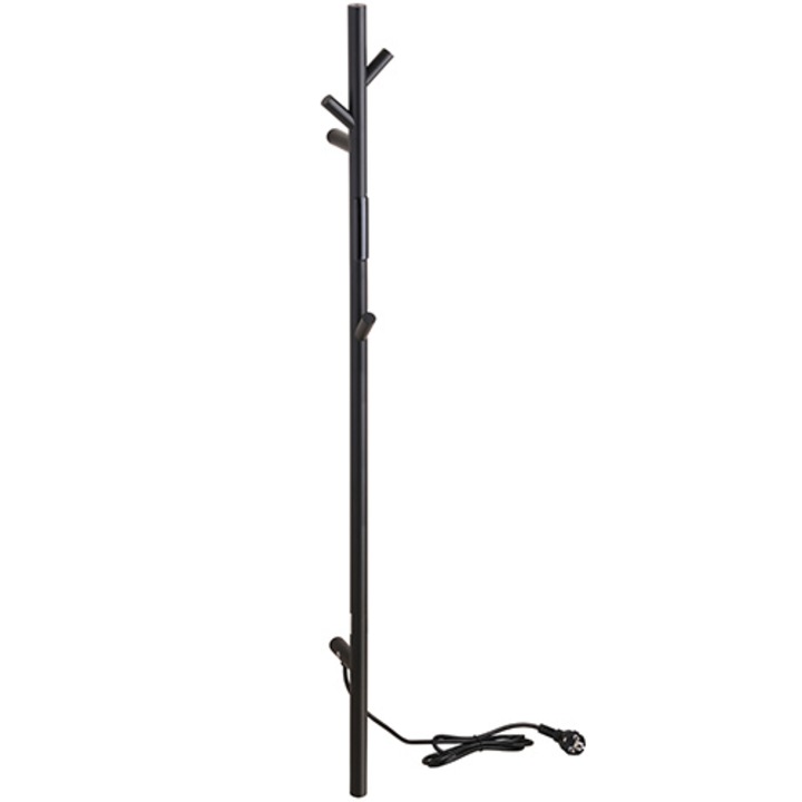 BEMETA elektromos törölközőszárító radiátor, 1180mm, 30W, fekete