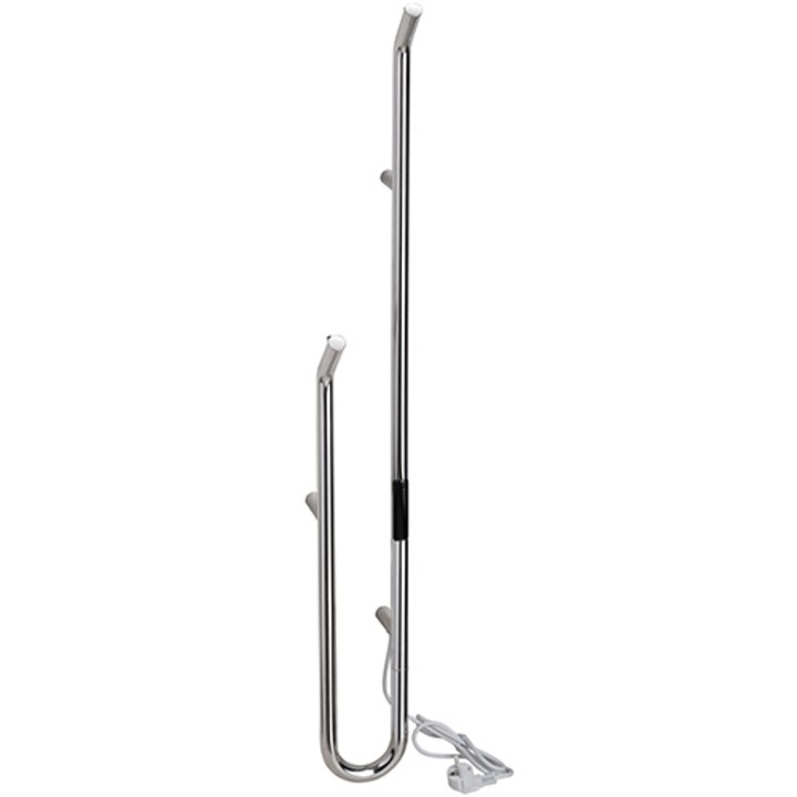 BEMETA elektromos törölközőszárító radiátor, 125x1180x155mm, 47W, polírozott inox