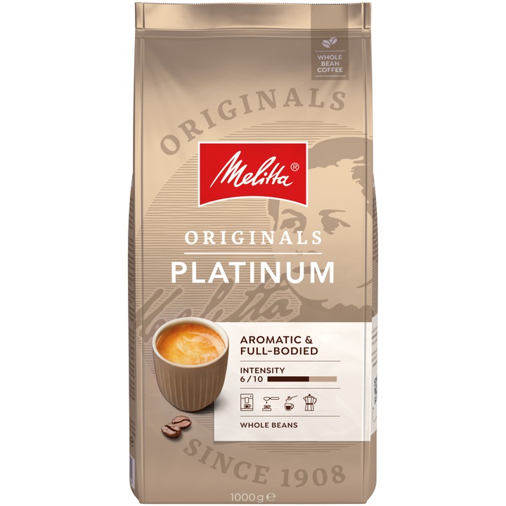 Cafea boabe MELITTA Originals Platinum, 1 kg