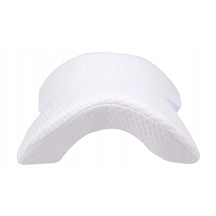 Perna ortopedica profilata Aptel soft memory 40x30x12cm alba