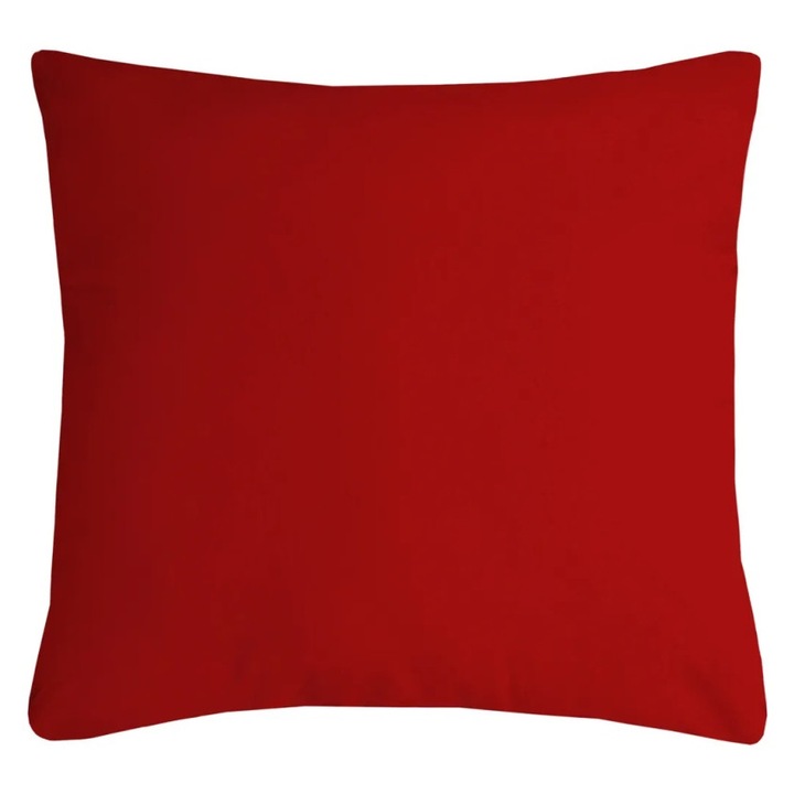 Perna Decorativa Nelson 40x40cm, MoftX, Culoare Rosu, 100% Poliester