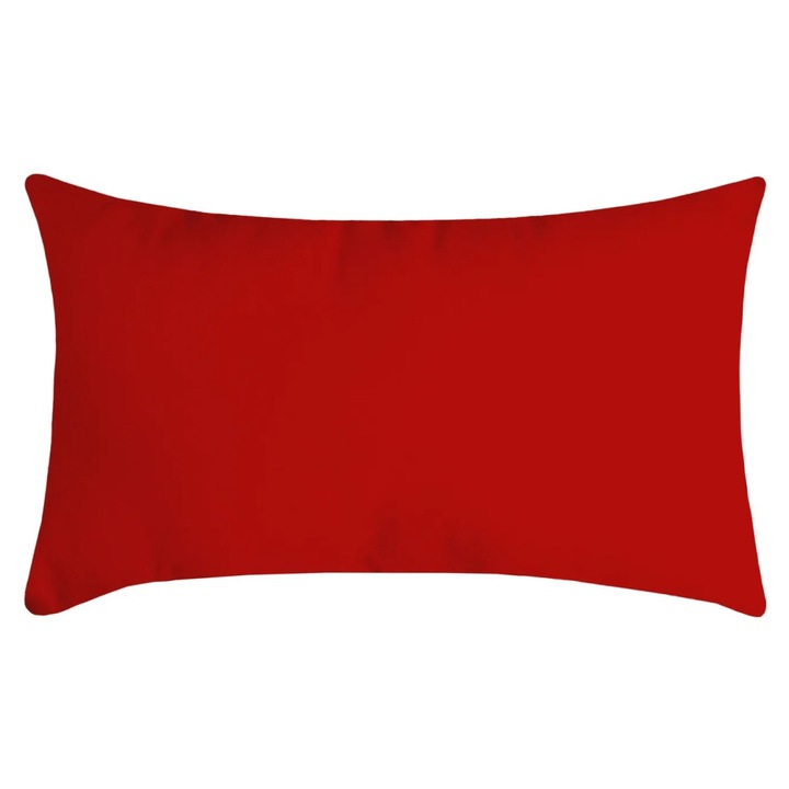 Perna Decorativa Nelson 30x50cm, MoftX, Culoare Rosu, 100% Poliester