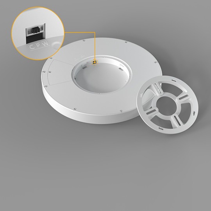 MITEA Lighting M205760 - LED плафон, 18W, 1720lm, 2800/4000/6000K, IP40, бял