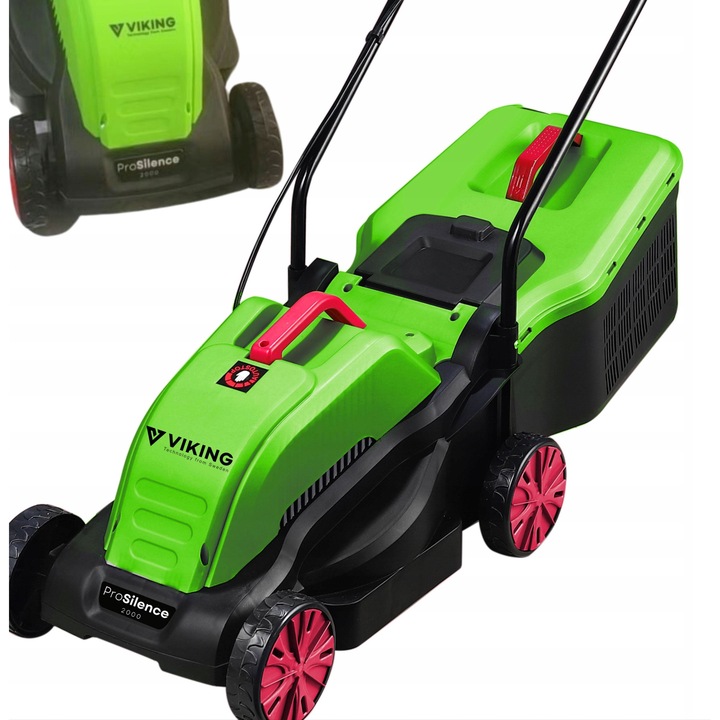Viking ProSilence 2000 fűnyíró, 1200W, 30L, állítható, 25x45x65mm