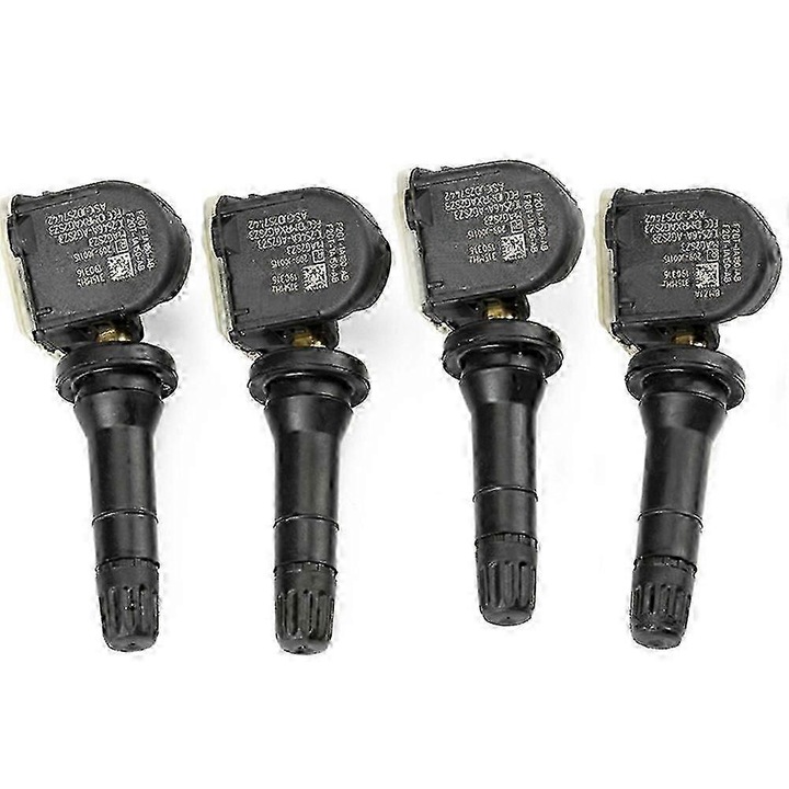 Gumiabroncsnyomás-érzékelő 315MHz, 4 db-os készlet, fekete, 4x4cm
