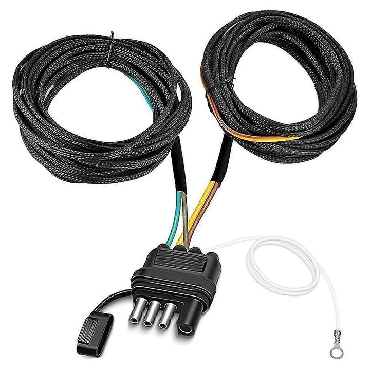 Cablu remorca 26ft 5 fire negru plastic