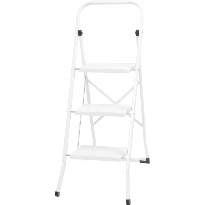 Scara de casa OEM, metal usor, 125 kg, antiderapant, 7 cm, 3 trepte