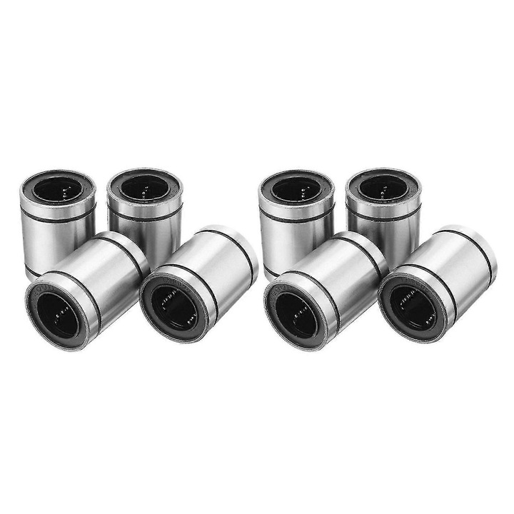 8 db lineáris csapágy készlet 20x32x42mm dupla gumis tömítés ezüst