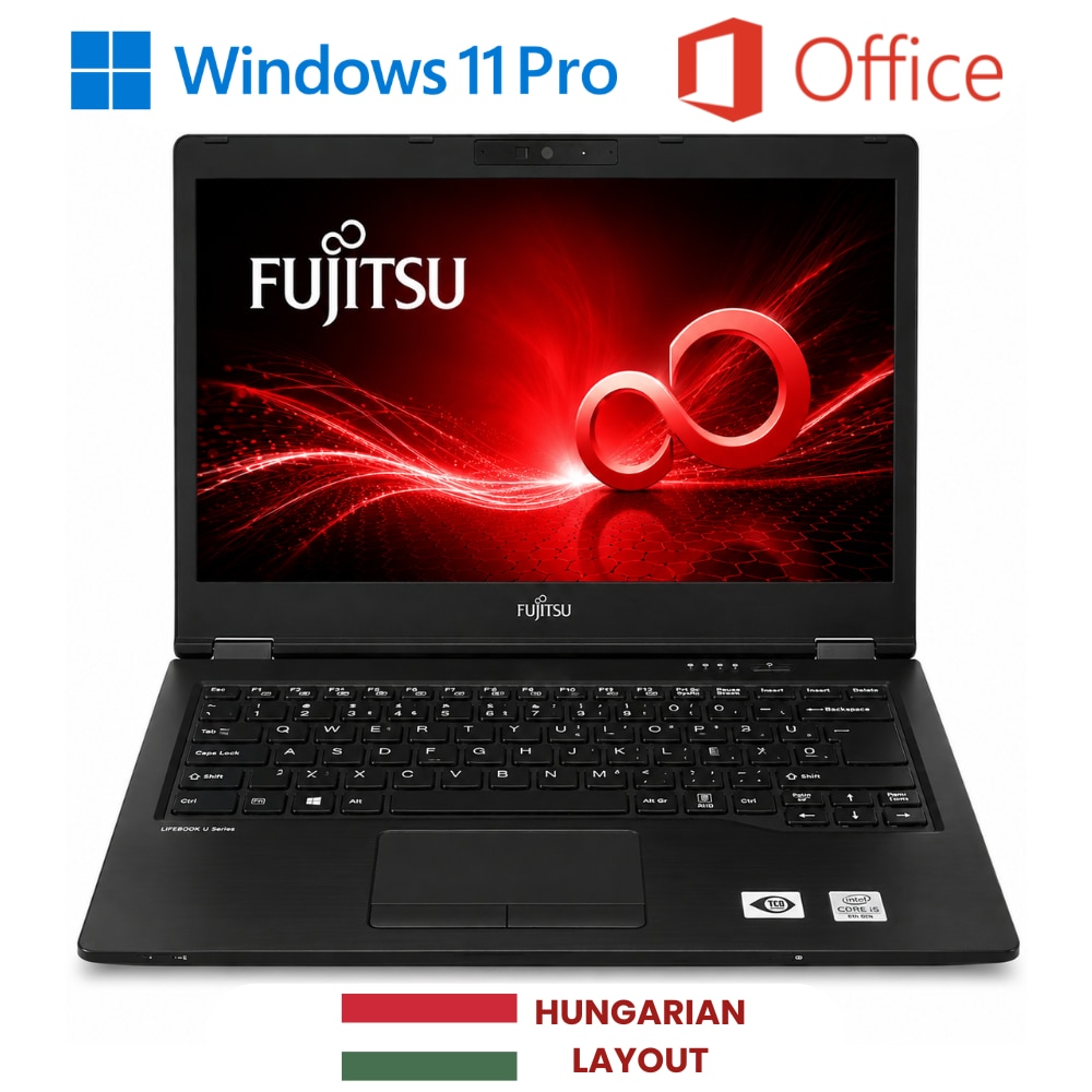Laptop Fujitsu LifeBook, Intel Core i5 10310U, 12GB Memory, 256GB