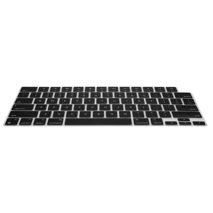 Folie tastatura de laptop Kwmobile pentru Apple MacBook Pro 14.2 M5 2026 (A3426), protectie la praf, silicon, negru