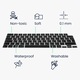 Folie tastatura de laptop Kwmobile pentru Apple MacBook Air 13.6 M5 2026 (A3449), antizgarieturi, silicon, negru
