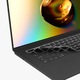 Folie tastatura de laptop Kwmobile pentru Apple MacBook Air 13.6 M5 2026 (A3449), antizgarieturi, silicon, negru