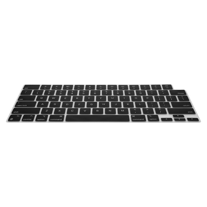 Folie tastatura de laptop Kwmobile pentru Apple MacBook Air 15.3 M5 2026 (A3448), protectie la praf, silicon, negru