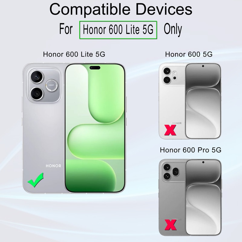 Folie Sticla Ibywind pentru Honor 600 Lite 5G, Pachet 2, Sticla Securizata, protectie pentru obiectiv, Montaj Usor, Duritate Militara, Ultra HD, Anti Zgarieturi, Anti Socuri