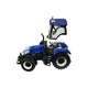 Britains New Holland T8.435 játék traktor, fém és műanyag, 10x6.1x5.2cm