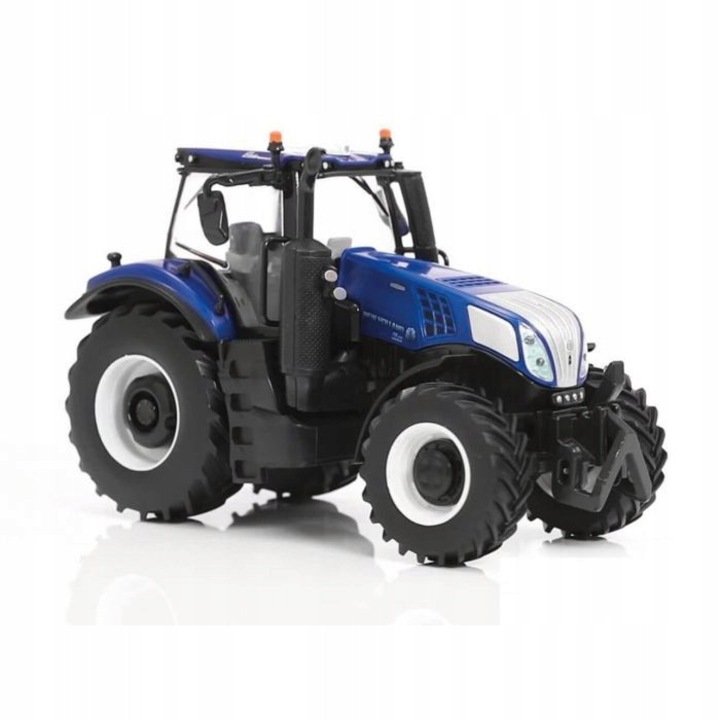 Britains New Holland T8.435 játék traktor, fém és műanyag, 10x6.1x5.2cm