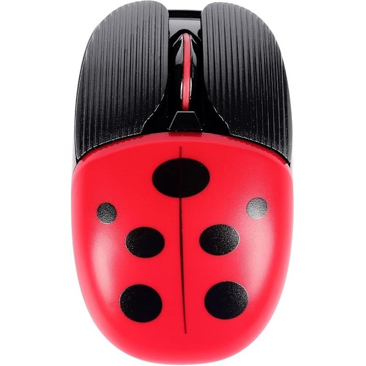 Vezeték nélküli Bluetooth egér, újratölthető, csendes, aranyos nyuszis modell, hordozható, néma, 1600 DPI, optikai, halk, vezeték nélküli, irodai, számítógéphez, laptophoz, PC-hez, ajándék (piros)