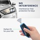 Husa cheie auto Kwmobile pentru BYD Atto 3, Atto 2, Sealion, Han, anti-alunecare, TPU, albastru lucios
