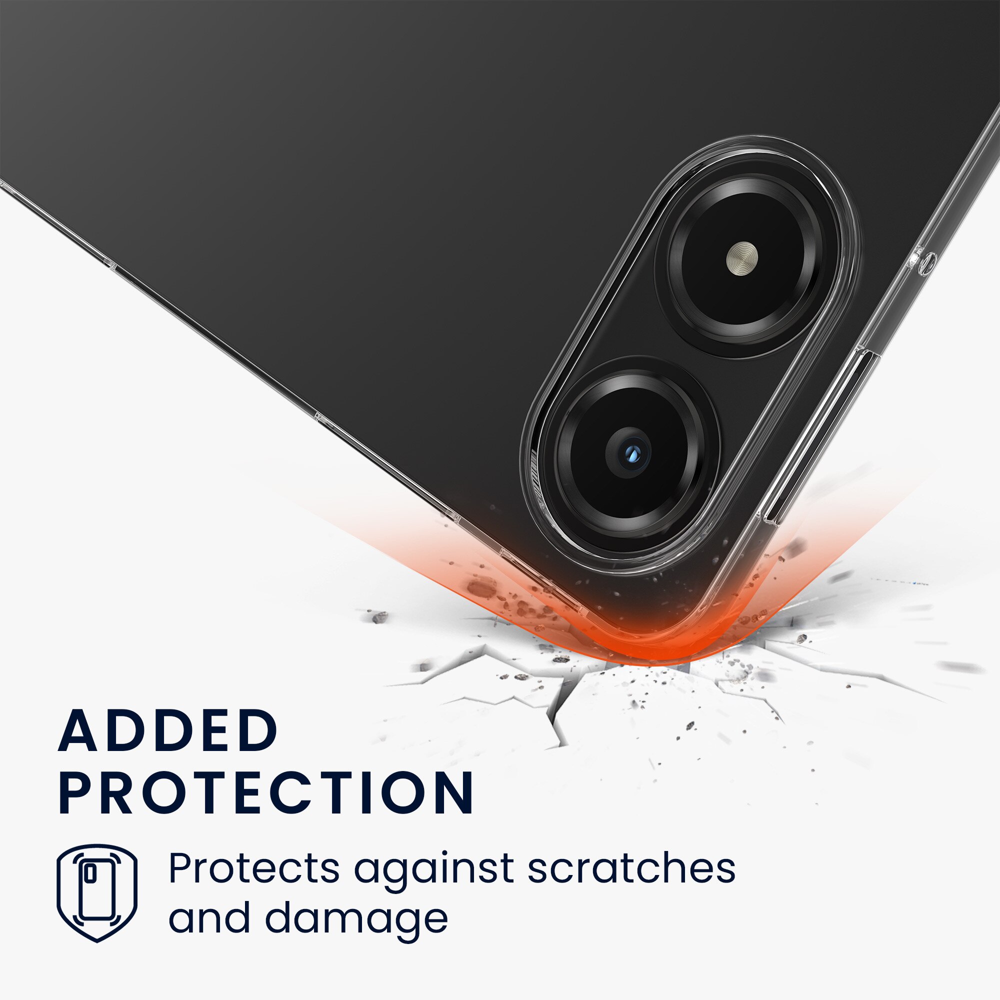 Husa tip carcasa Kwmobile pentru Xiaomi Redmi Pad Pro, TPU, transparent, anti-alunecare