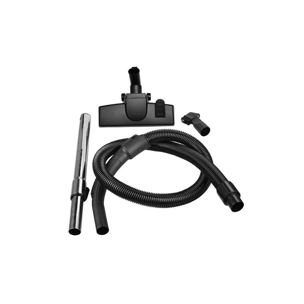 Aspirator fara sac Hausberg HB-2820RS, 2400 W, 4.5 litri, 85dB, filtru lavabil, sistem multi-ciclon, Negru/Rosu