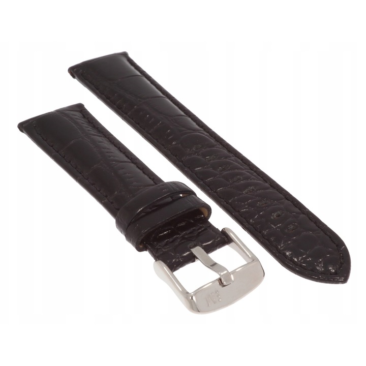 Curea ceas Morellato piele naturala neagra 20mm