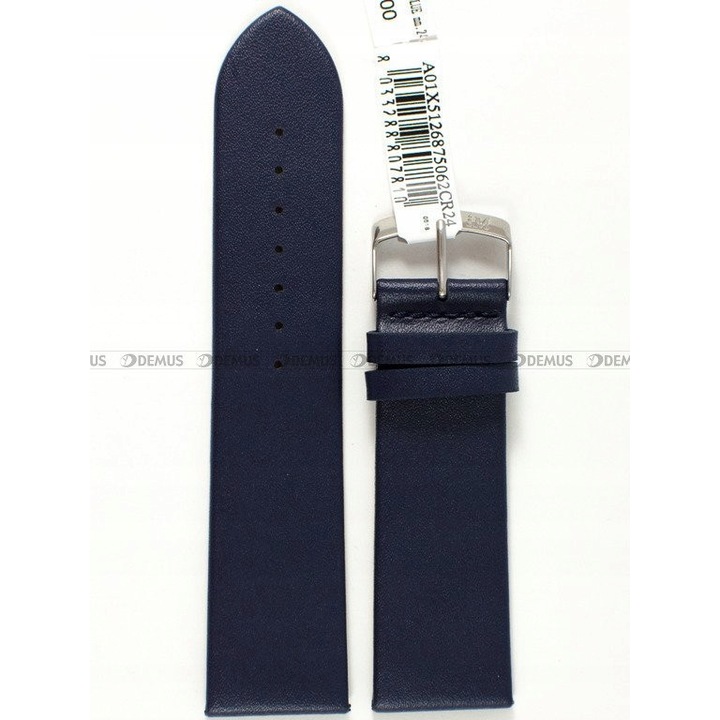 Curea ceas piele Morellato A01X5126875062CR24, 24 mm, Albastru