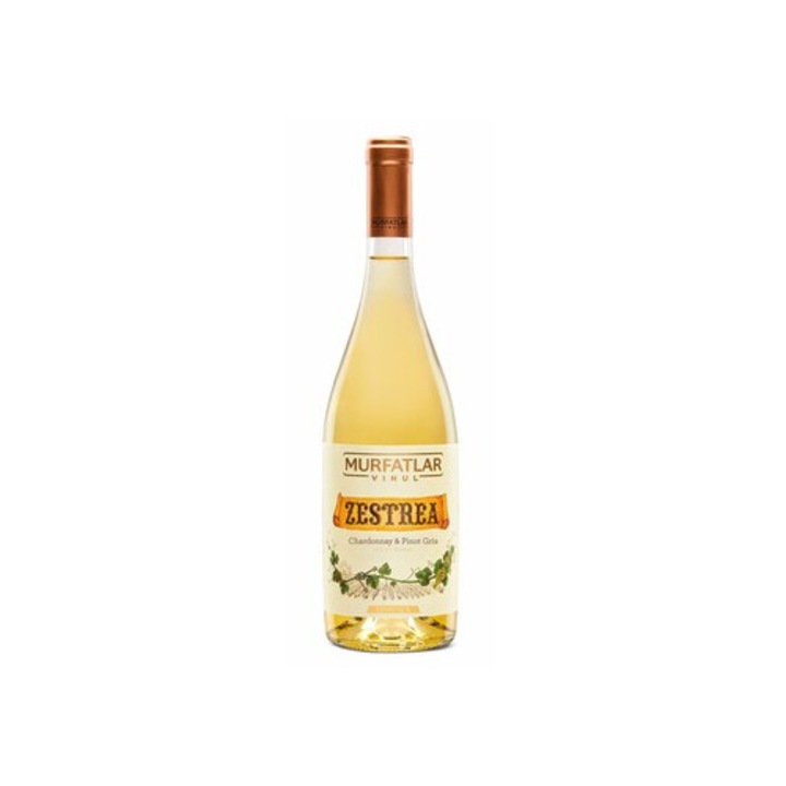 Vin alb, sec, Murfatlar, Zestrea Chardonnay & Pinot Gris 0, 75L